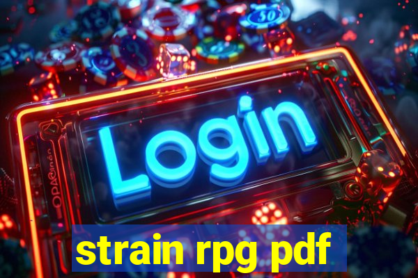 strain rpg pdf